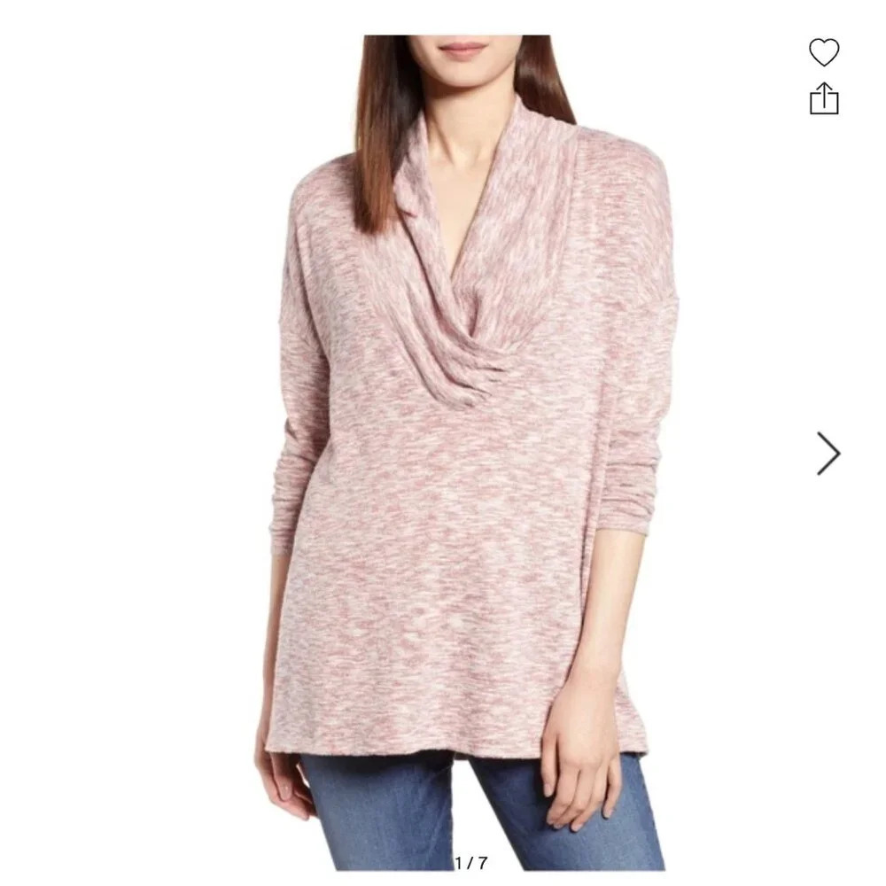 Michael Stars OS cowl neck tunic top - sold out